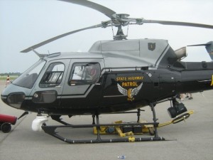 One of the Ohio State Highway Patrol's helicopters.  (SOURCE: State Highway Patrol)